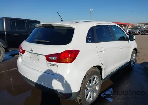 2015 Mitsubishi Outlander Sport Es from USA, damaged, VIN 4A4AP3AUXFE045289